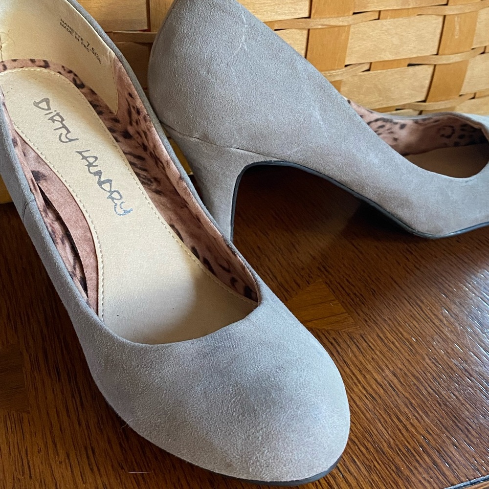 Dirty Laundry Suede Heels